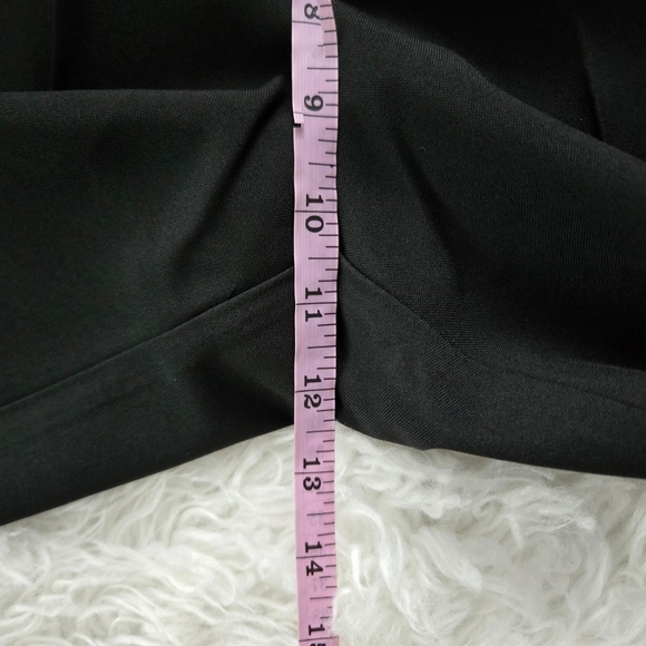 NEIL ALLYN “COMFORT POLY” FLAT FRONT WOMEN’S BLACK TUXEDO PANTS. Comfort Fit Wai - Picture 5 of 8